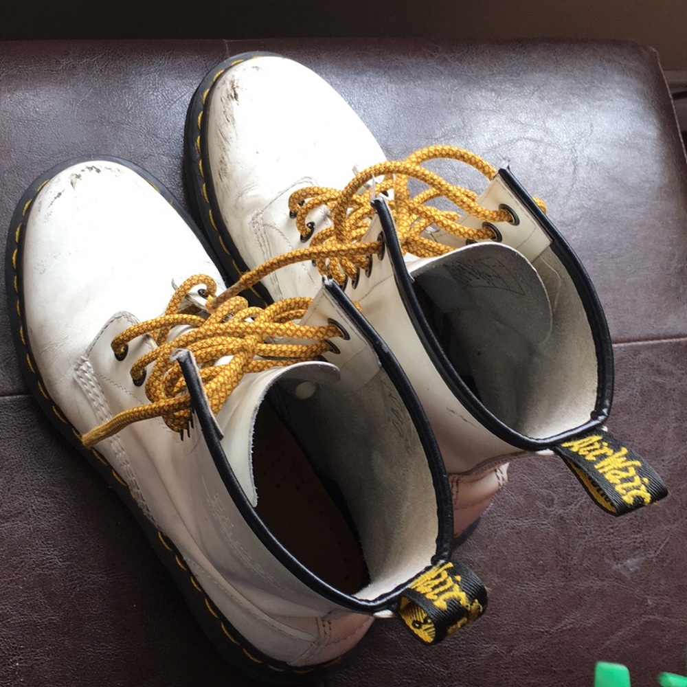 White Doc Martens Size 7